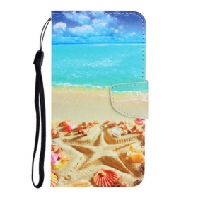 Futrola Xiaomi Redmi Note 9 Lanyard Beach