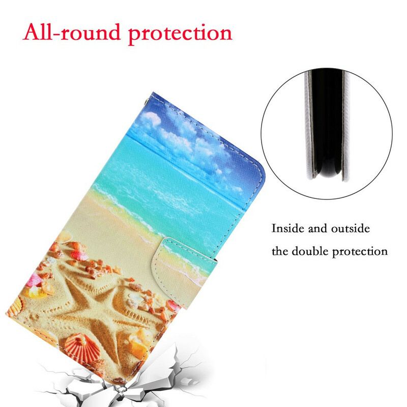 Futrola Xiaomi Redmi Note 9 Lanyard Beach