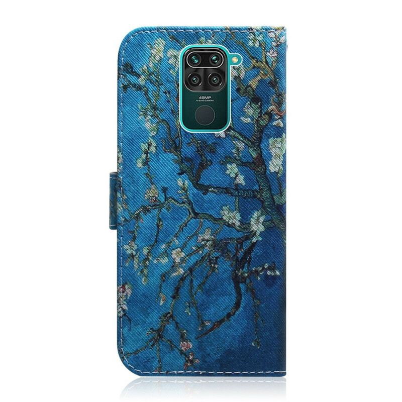 Futrola Xiaomi Redmi Note 9 Plava Pozadina Stabla U Cvatu