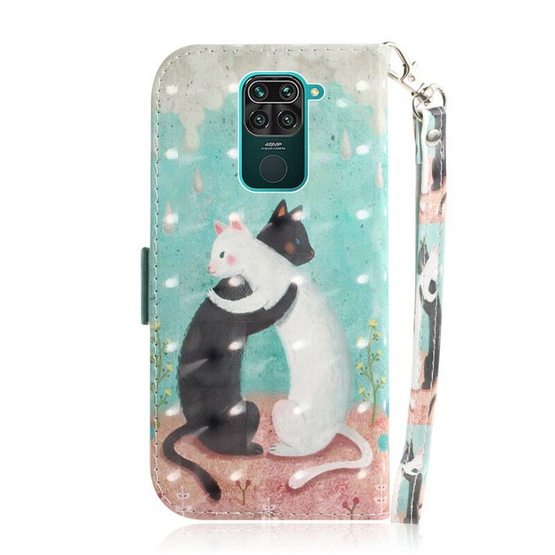 Futrola Xiaomi Redmi Note 9 Strappy Cat Friends