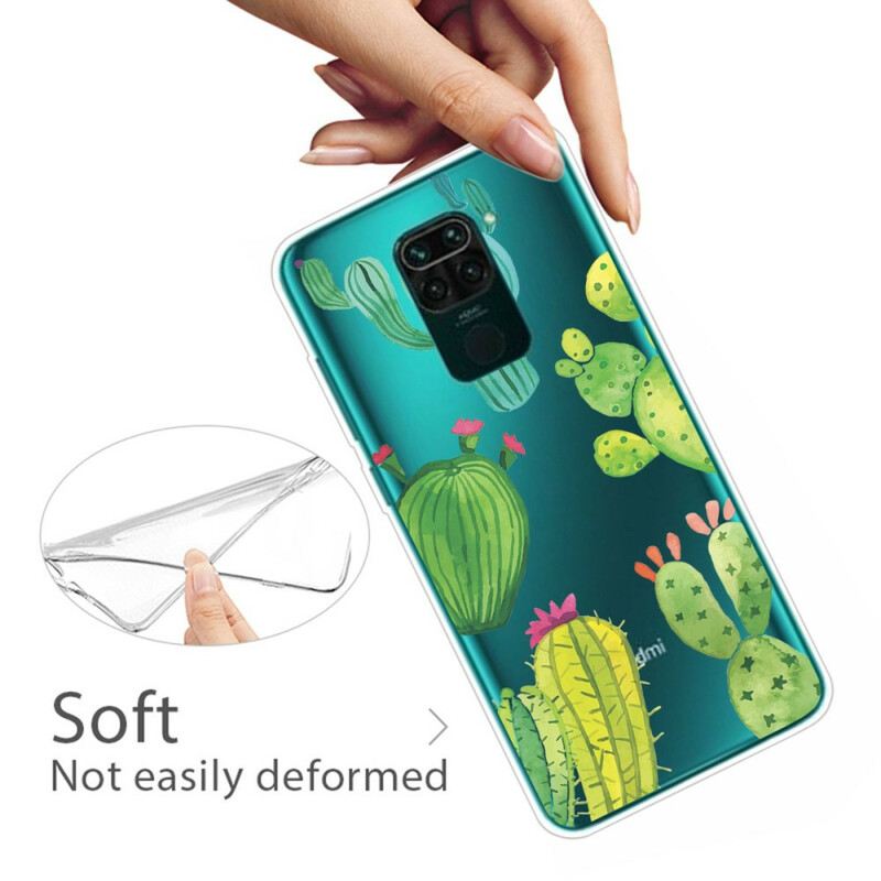 Maskica Xiaomi Redmi Note 9 Akvarel Kaktusi