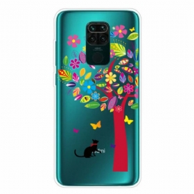 Maskica Xiaomi Redmi Note 9 Mačka Ispod Šarenog Drveta