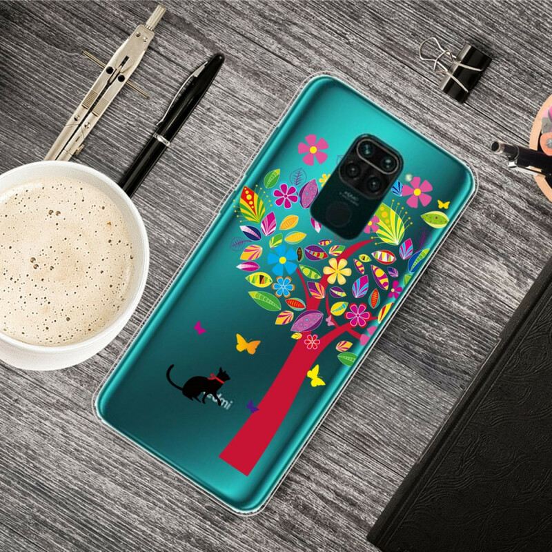 Maskica Xiaomi Redmi Note 9 Mačka Ispod Šarenog Drveta