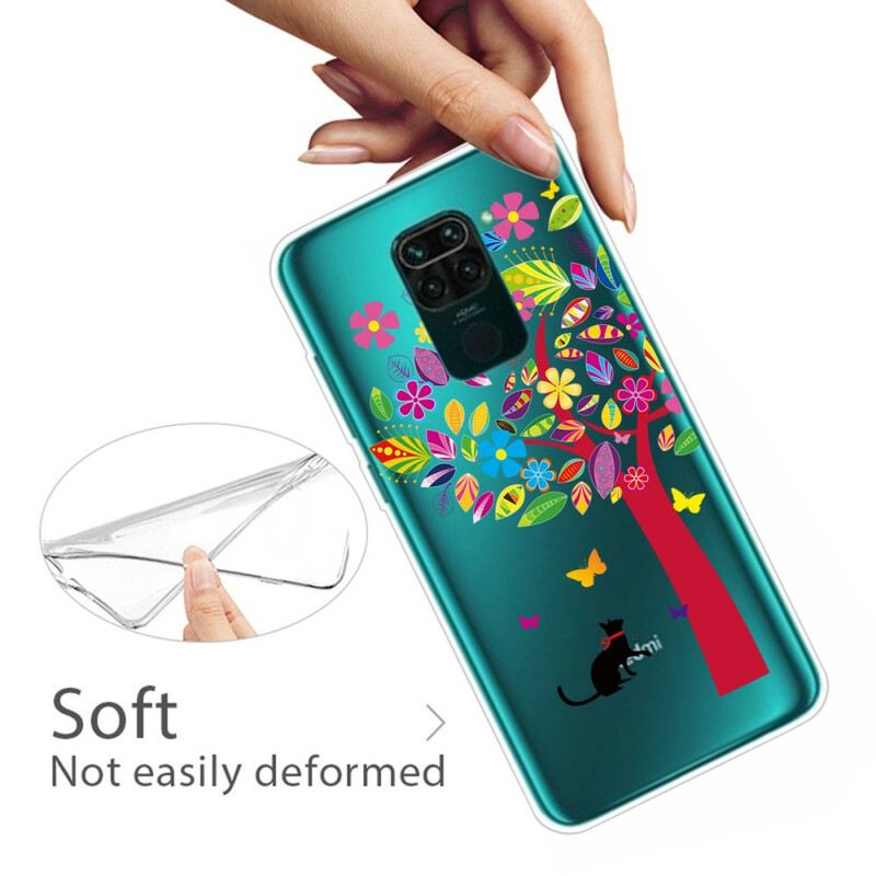 Maskica Xiaomi Redmi Note 9 Mačka Ispod Šarenog Drveta