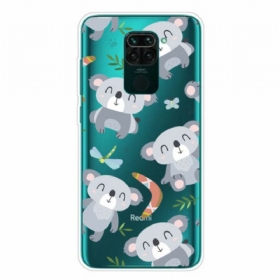 Maskica Xiaomi Redmi Note 9 Male Sive Pande