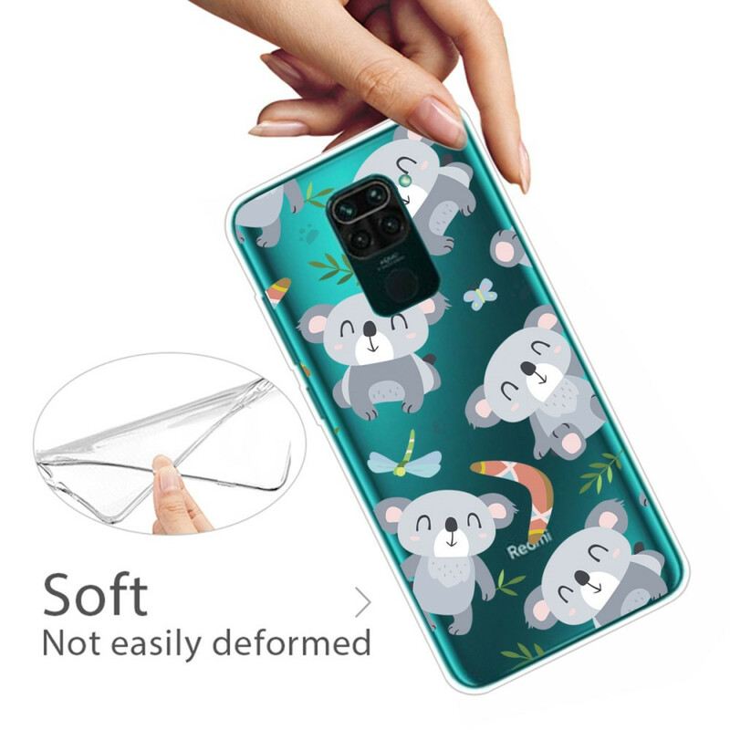 Maskica Xiaomi Redmi Note 9 Male Sive Pande