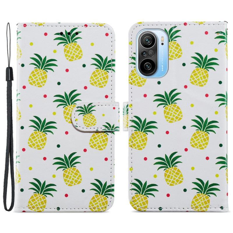 Flip Futrola Poco F3 Višestruki Ananas