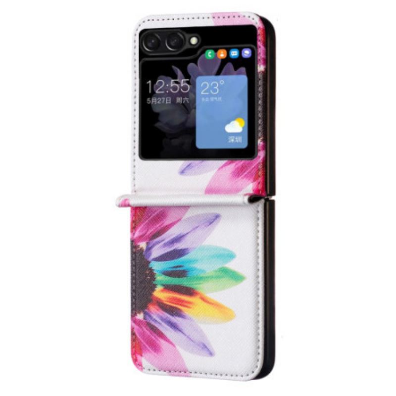 Maskica Samsung Galaxy Z Flip 5 Akvarel Cvijet