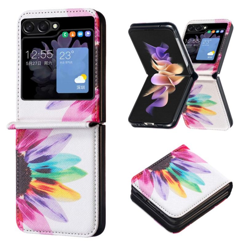 Maskica Samsung Galaxy Z Flip 5 Akvarel Cvijet