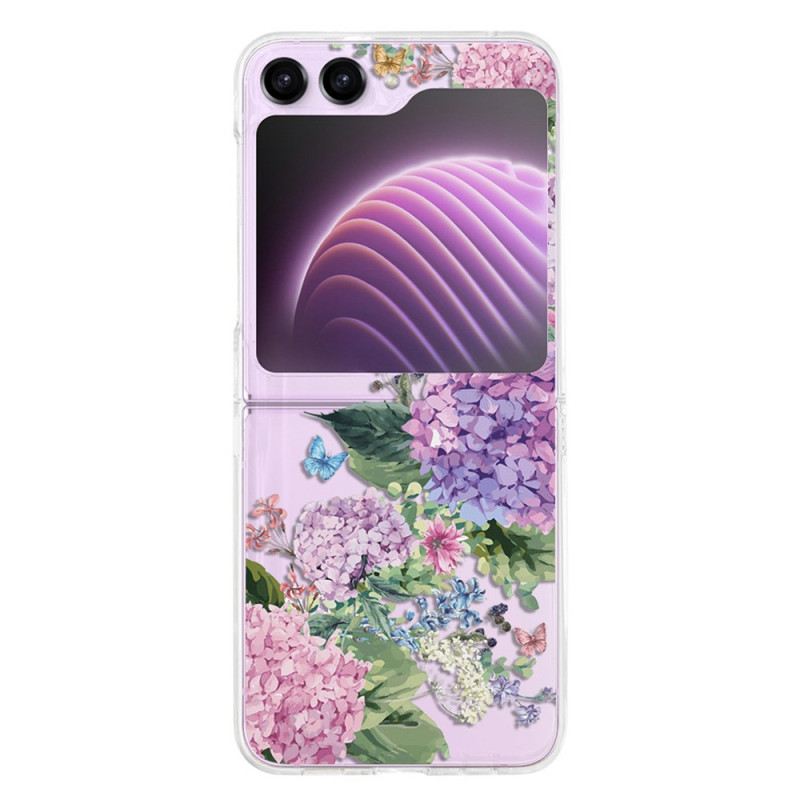 Maskica Samsung Galaxy Z Flip 5 Prozirno Cvijeće