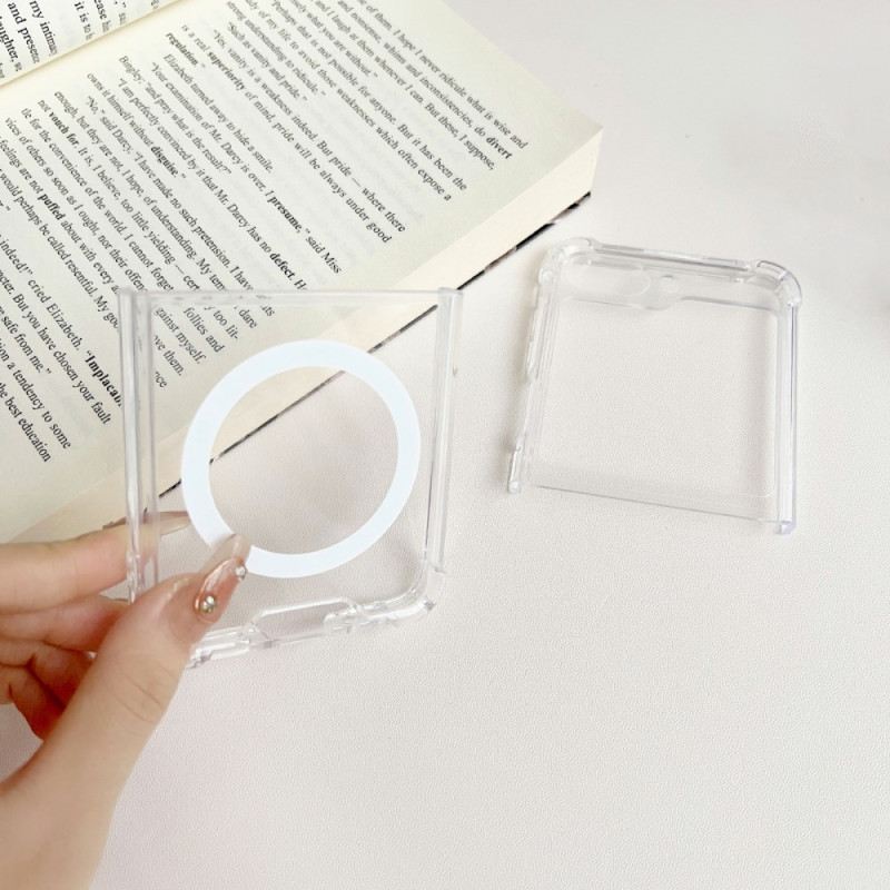 Maskica Samsung Galaxy Z Flip 5 Transparent Magsafe Kompatibilan