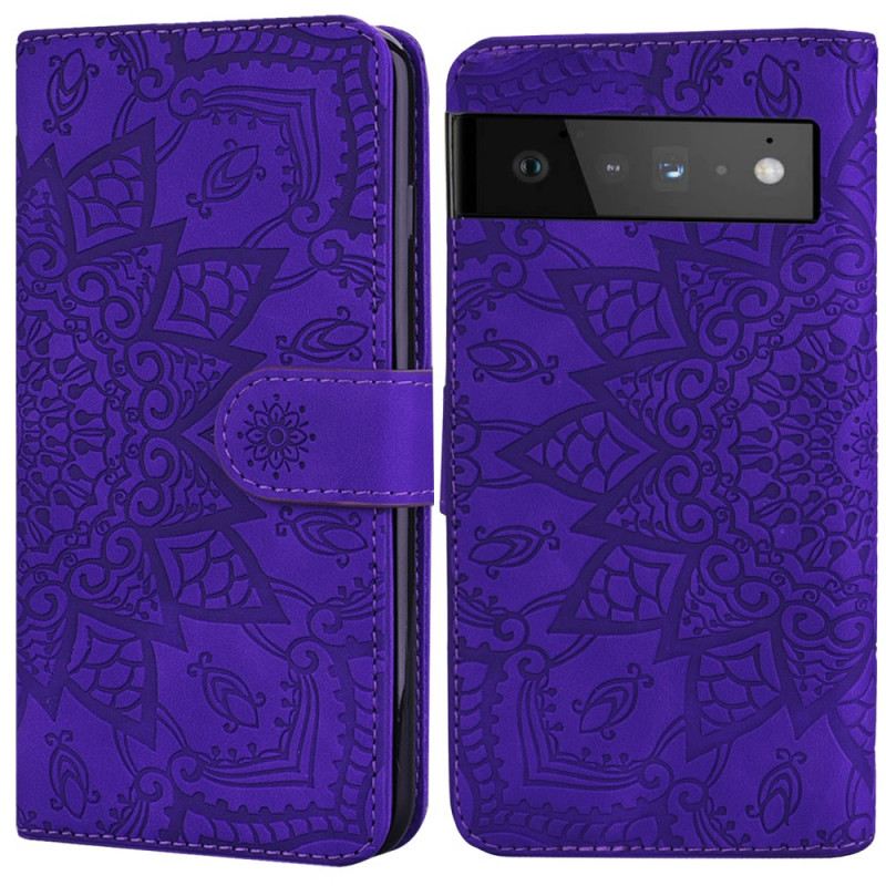 Kožna Futrola Google Pixel 6 Pro Barok-mandala