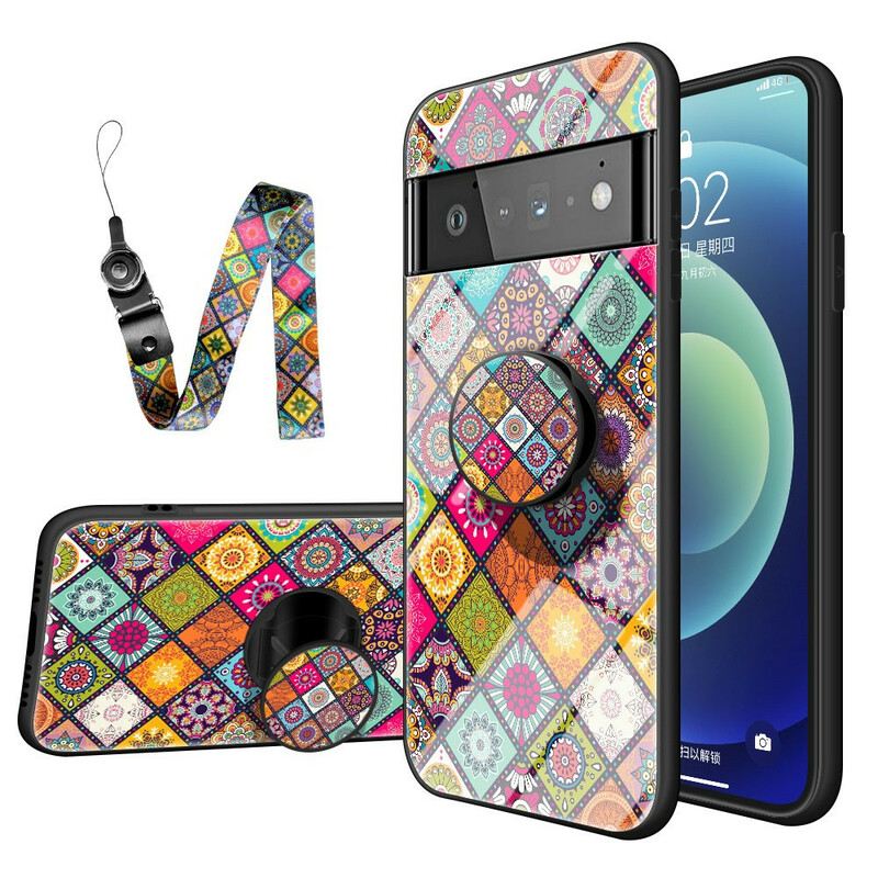 Maskica Google Pixel 6 Pro Patchwork Magnetski Držač