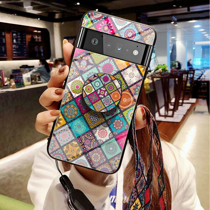 Maskica Google Pixel 6 Pro Patchwork Magnetski Držač