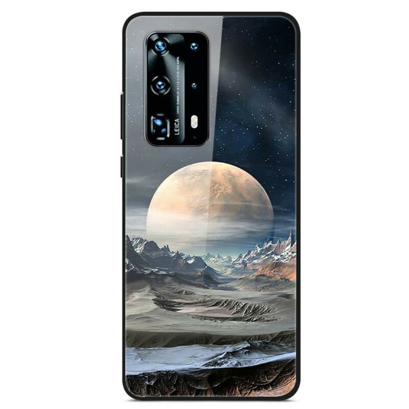 Maskica Huawei P40 Kaljeno Staklo Space Moon