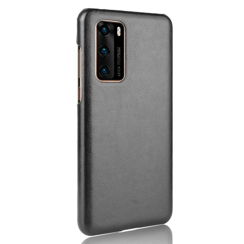 Maskica Huawei P40 Litchi Performance Leather Effect