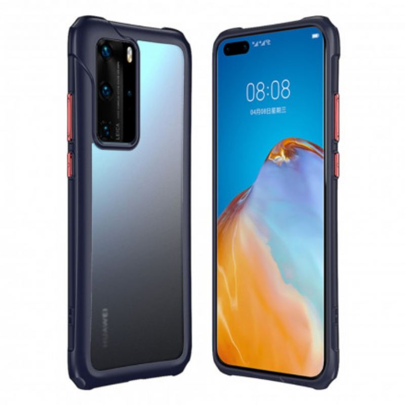 Maskica Huawei P40 Prozirni Mat Leeu Dizajn