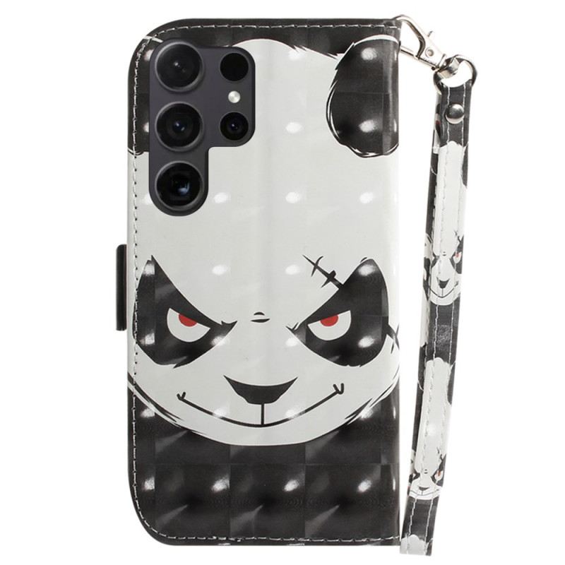 Flip Futrola Samsung Galaxy S24 Ultra 5g Maskice Za Mobitele Ljuta Panda S Remenom