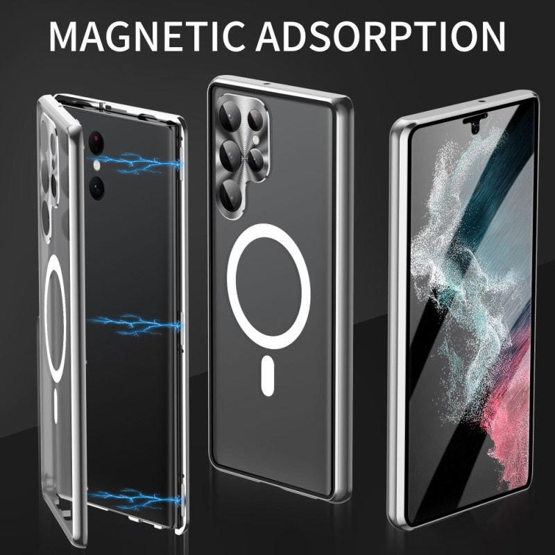 Maskica Samsung Galaxy S24 Ultra 5g S Kaljenim Staklom I Metalnim Okvirom