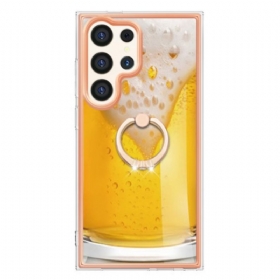 Maskica Samsung Galaxy S24 Ultra 5g S Prstenom Za Potporu Za Pivo