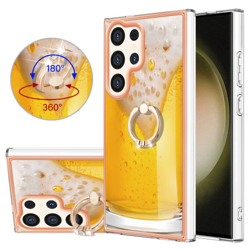 Maskica Samsung Galaxy S24 Ultra 5g S Prstenom Za Potporu Za Pivo