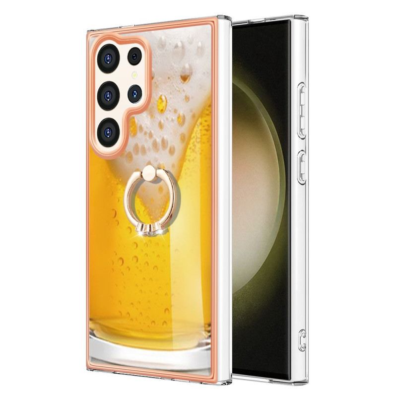 Maskica Samsung Galaxy S24 Ultra 5g S Prstenom Za Potporu Za Pivo