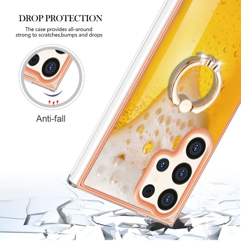 Maskica Samsung Galaxy S24 Ultra 5g S Prstenom Za Potporu Za Pivo