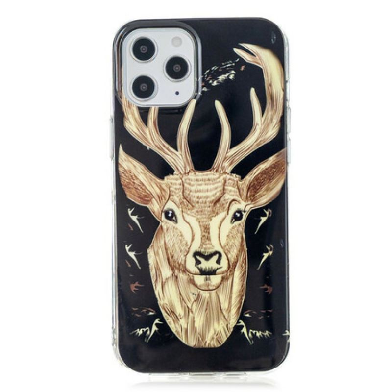 Maskica iPhone 12 Pro Max Fluorescentni Veličanstveni Jelen