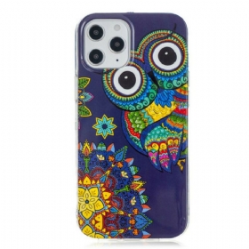 Maskica iPhone 12 Pro Max Mandala Fluorescentne Sove