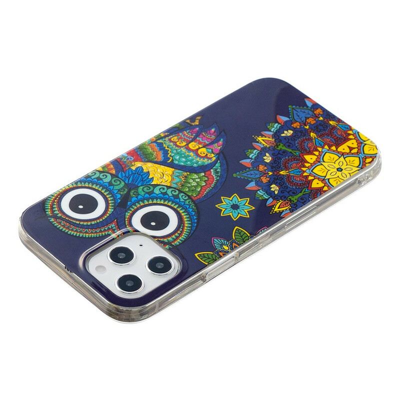 Maskica iPhone 12 Pro Max Mandala Fluorescentne Sove