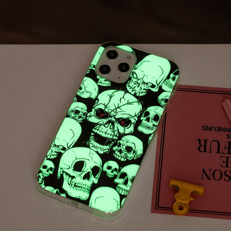 Maskica iPhone 12 Pro Max Oprez Fluorescentne Lubanje