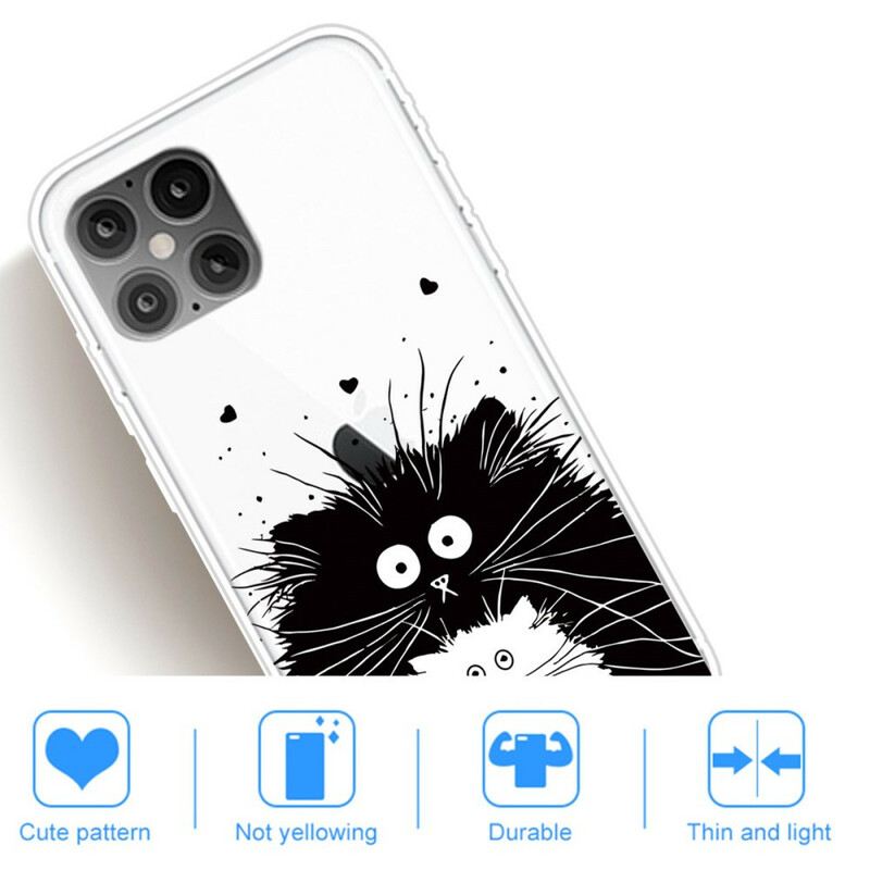 Maskica iPhone 12 Pro Max Pogledajte Mačke