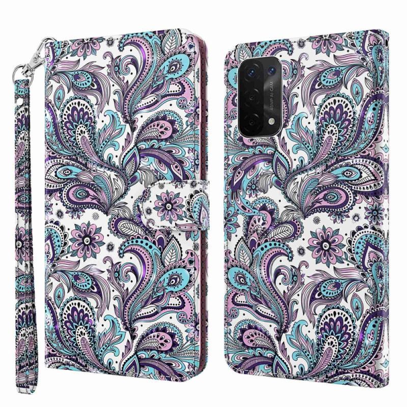 Flip Futrola Oppo A54 5G / A74 5G Paisley