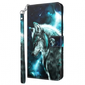 Futrola Oppo A54 5G / A74 5G Lanyard Wolf