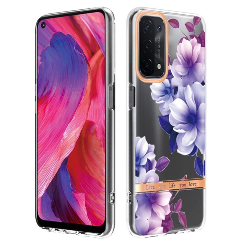 Maskica Oppo A54 5G / A74 5G Bešavni Cvjetni