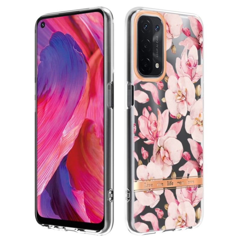 Maskica Oppo A54 5G / A74 5G Bešavni Cvjetni