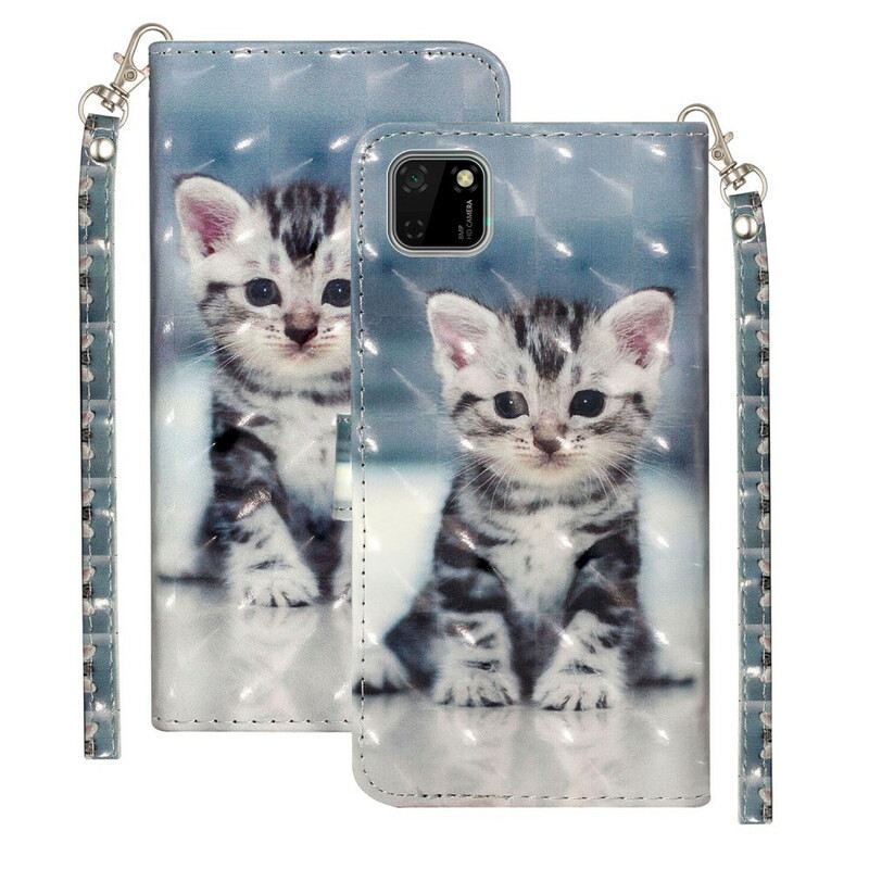 Futrola Huawei Y5p Kitten Light Spots S Remenom