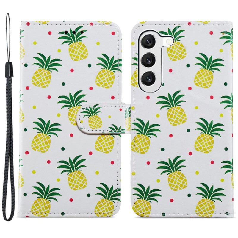 Kožna Futrola Samsung Galaxy S24 Plus 5g Ananas S Remenom