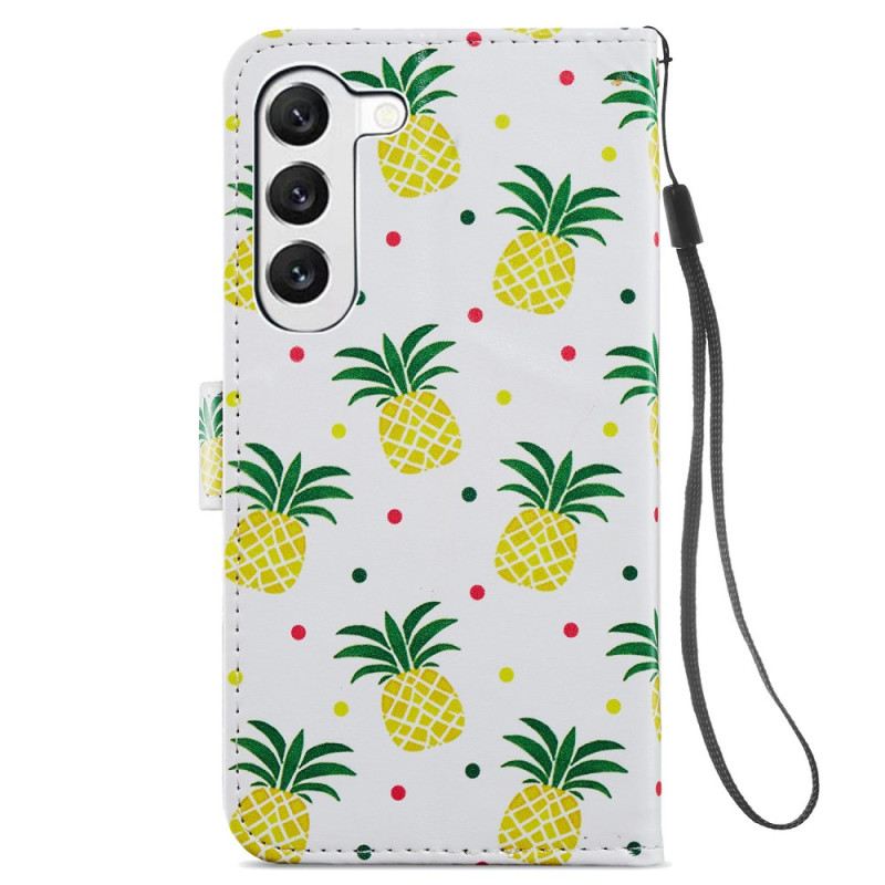 Kožna Futrola Samsung Galaxy S24 Plus 5g Ananas S Remenom