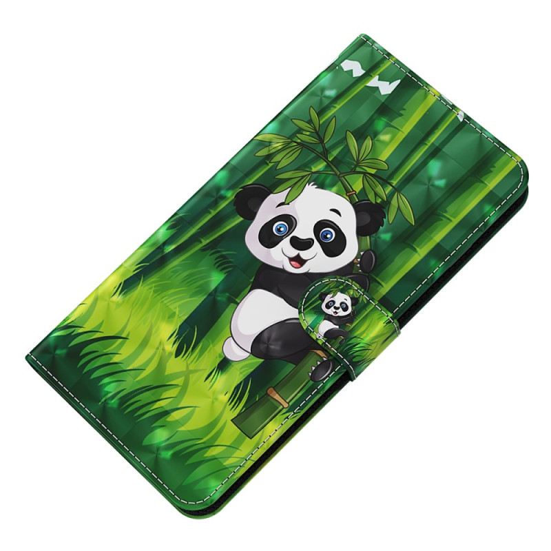 Kožna Futrola Samsung Galaxy S24 Plus 5g Penjačica Panda S Remenom