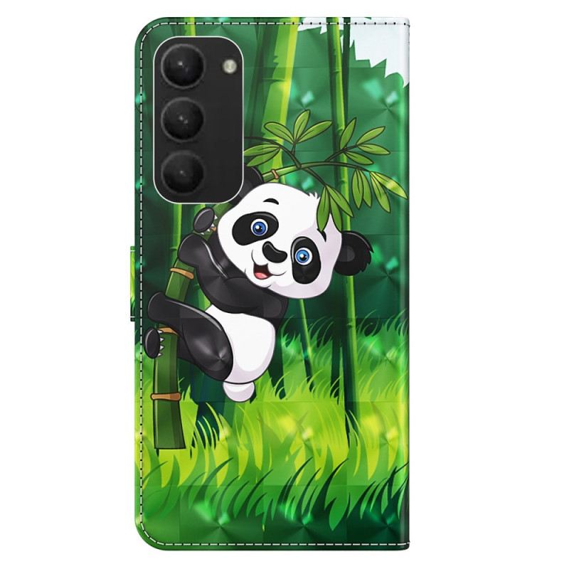 Kožna Futrola Samsung Galaxy S24 Plus 5g Penjačica Panda S Remenom