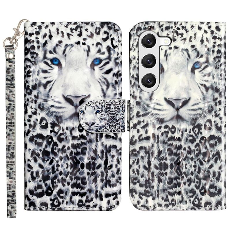 Kožna Futrola Za Samsung Galaxy S24 Plus 5g Leopard Remen