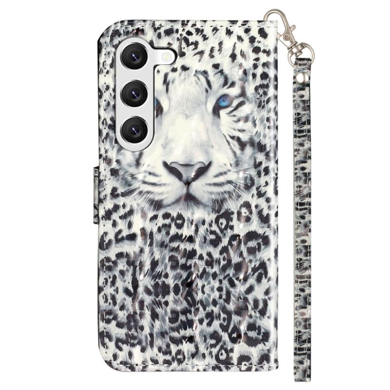 Kožna Futrola Za Samsung Galaxy S24 Plus 5g Leopard Remen