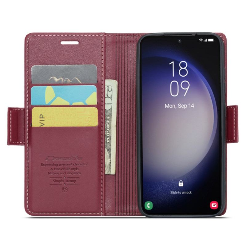 Kožna Futrola Za Samsung Galaxy S24 Plus 5g S Caseme Rfid Blokiranjem