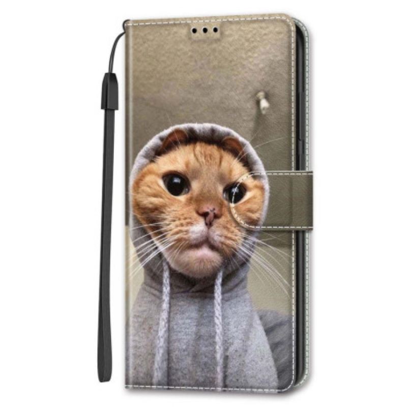 Kožna Futrola Za Samsung Galaxy S24 Plus 5g Yo Cat With Strap