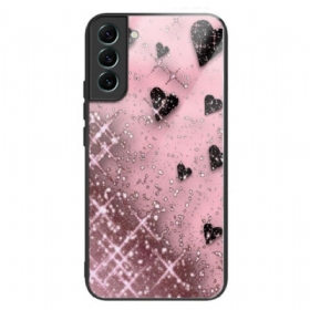 Maskica Samsung Galaxy S24 Plus 5g Pink Love Kaljeno Staklo