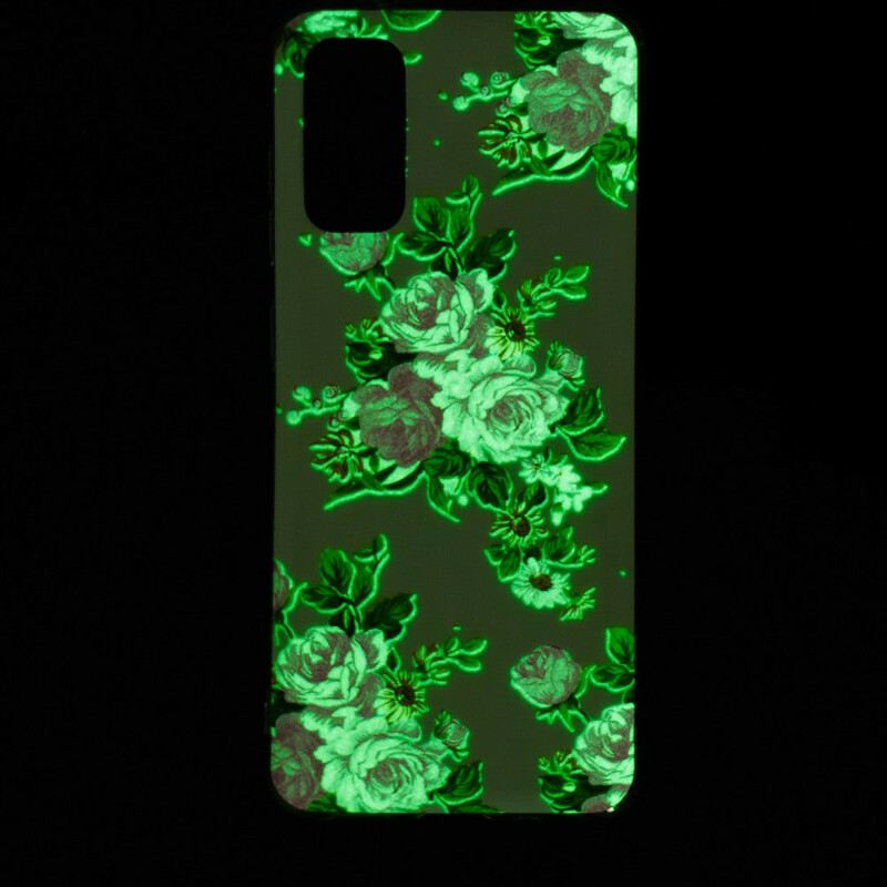 Maskica Samsung Galaxy S20 Fluorescentno Cvijeće Slobode