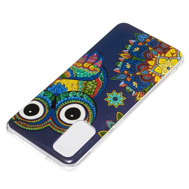 Maskica Samsung Galaxy S20 Mandala Fluorescentne Sove