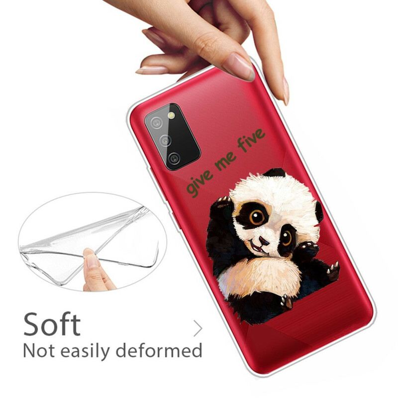 Maskica Samsung Galaxy A02s Bešavna Panda. Daj Mi Pet