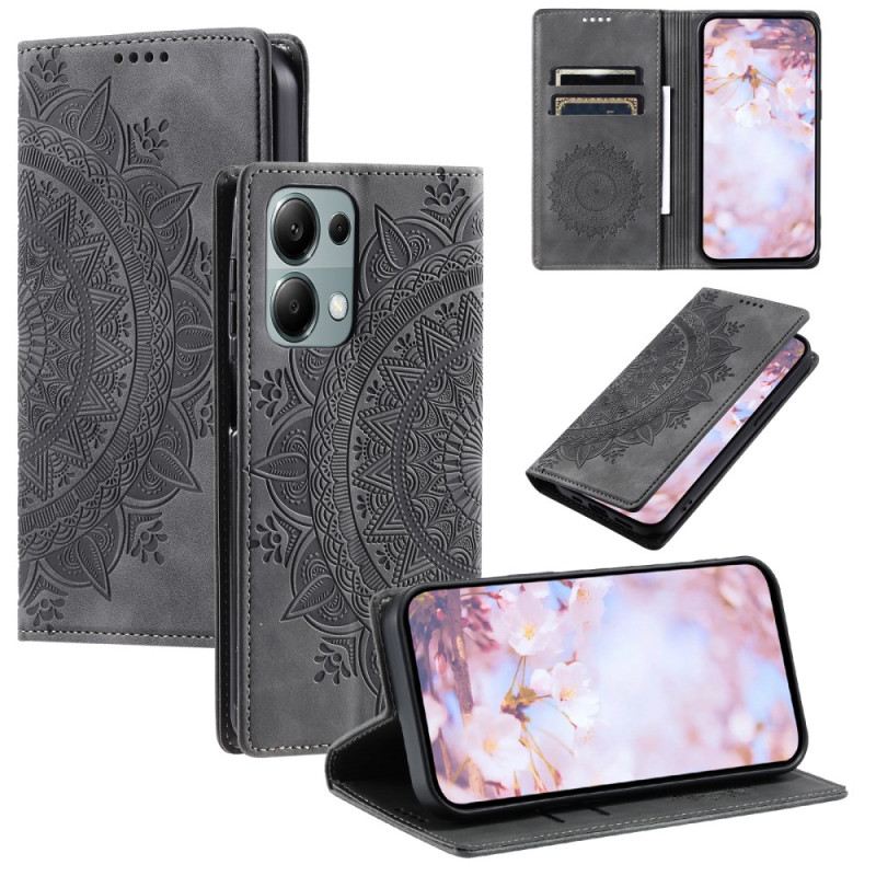 Flip Futrola Xiaomi Redmi Note 13 Pro 4g Mandala Suede Efekt